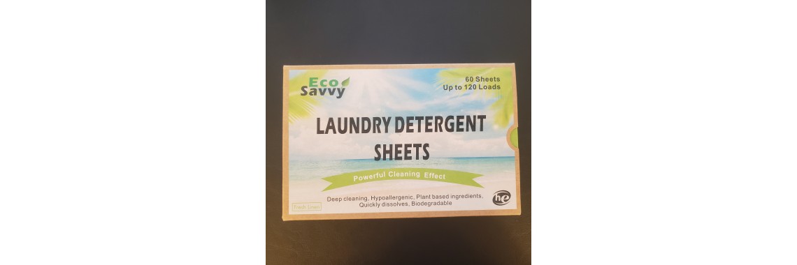 EcoSavvy Laundry Detergent Sheets