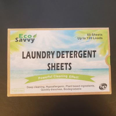 EcoSavvy Laundry Detergent Sheets