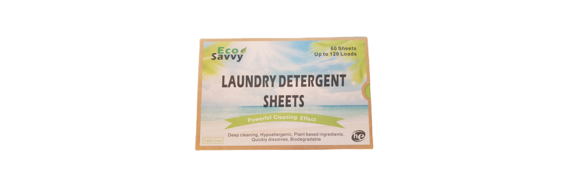 EcoSavvy Laundry Detergent Sheets